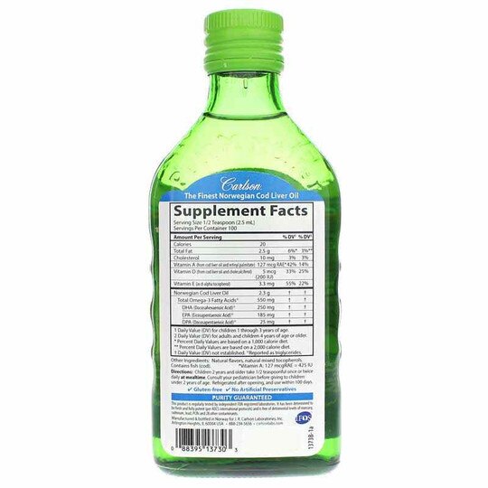 Kid's Cod Liver Oil Omega-3s, CL
